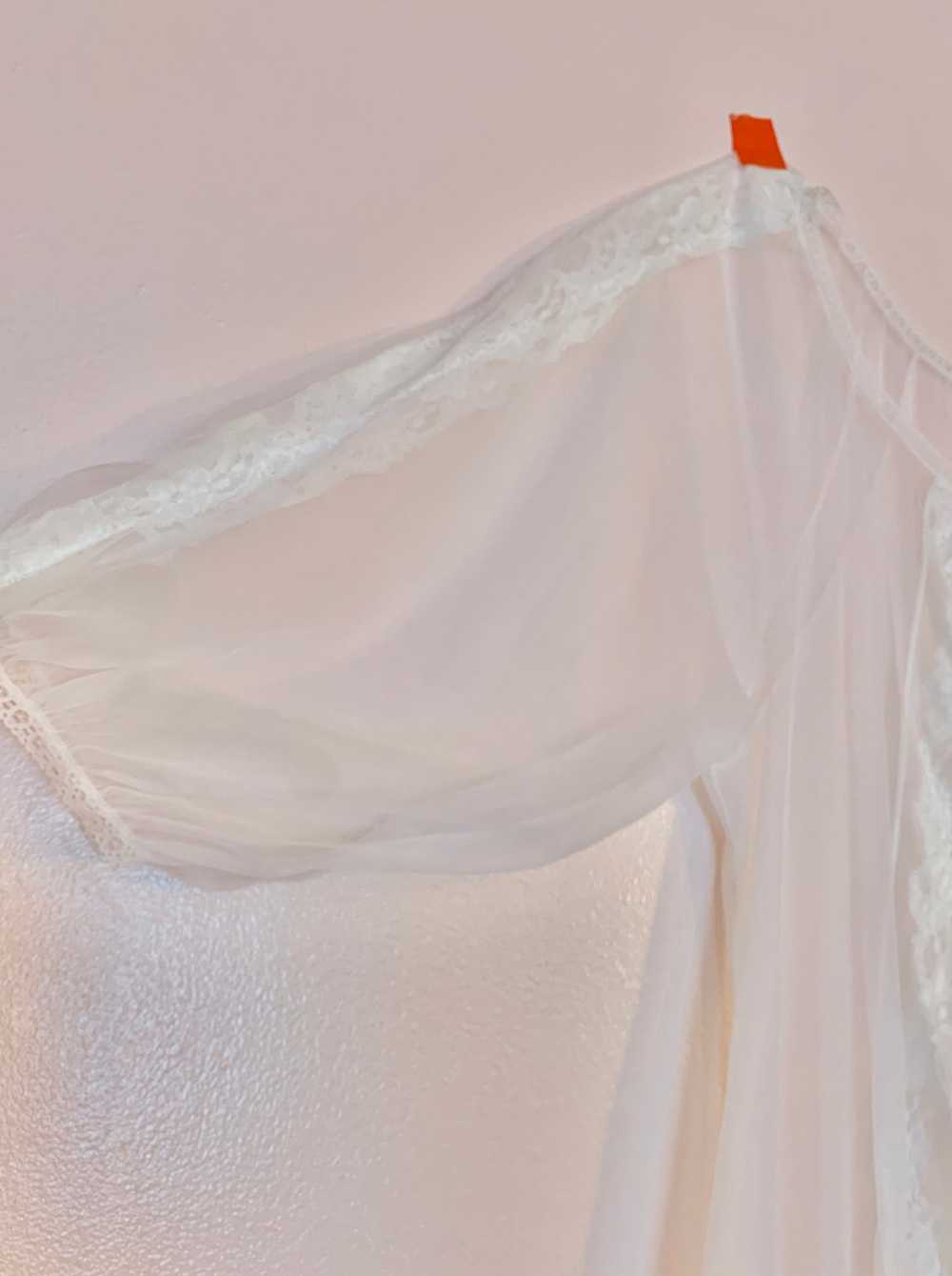 Sheer balloon sleeve robe/dress - image 8