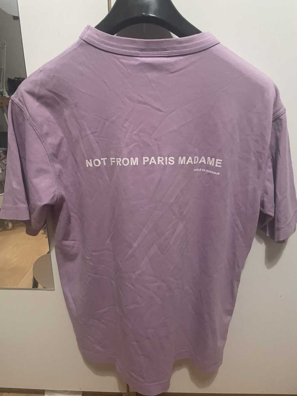 Drole De Monsieur Not from Paris T-Shirt purple - image 2