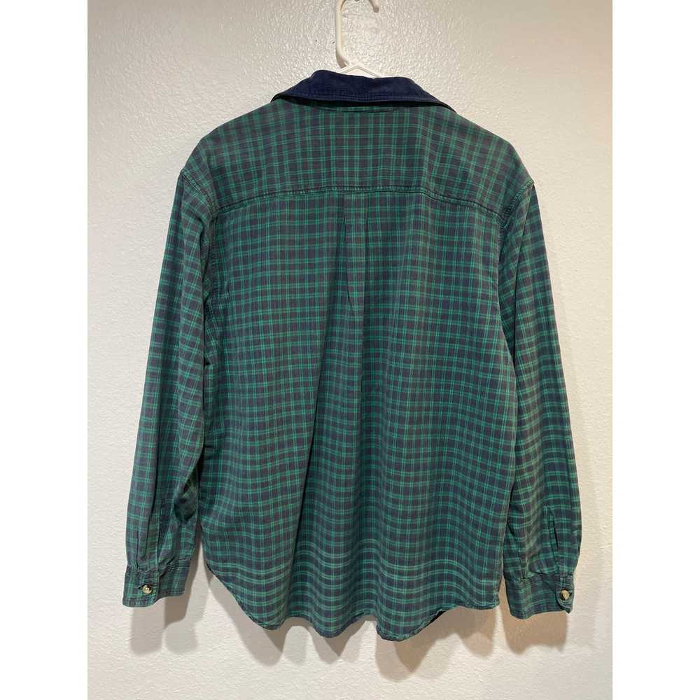 Vintage VTG 90s Casey & Max Corduroy Plaid Long S… - image 3