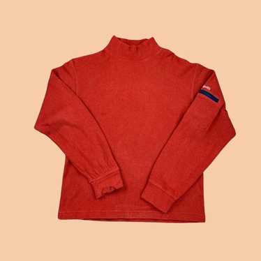 90s Nils Hot Pink Wool Ski Sweater Small 