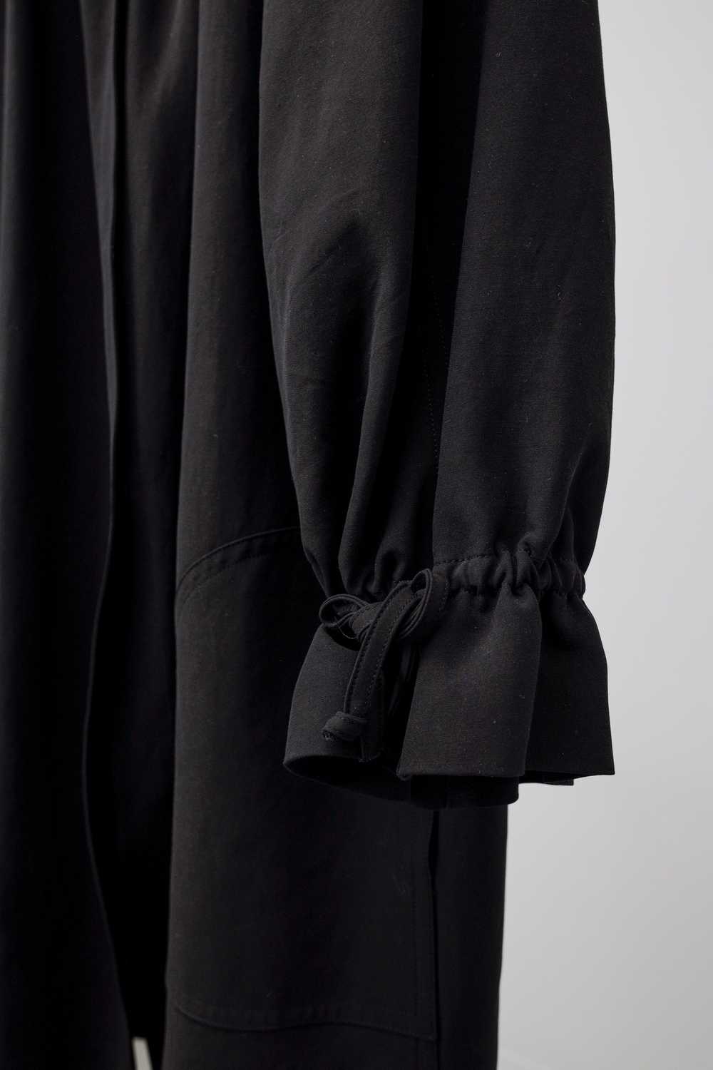 Fendi Fendi Black Long Gathered Coat - image 4