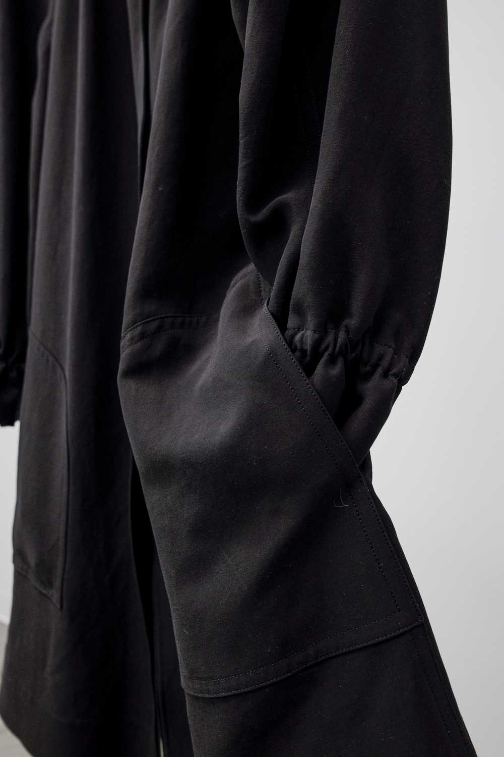 Fendi Fendi Black Long Gathered Coat - image 5