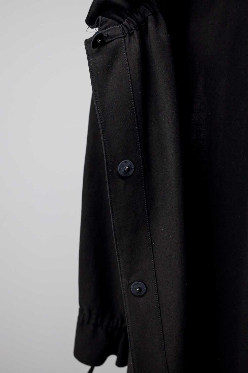 Fendi Fendi Black Long Gathered Coat - image 7