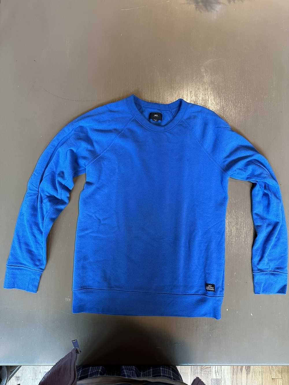 Obey Obey Blue Sweatshirt/Crewneck - image 1