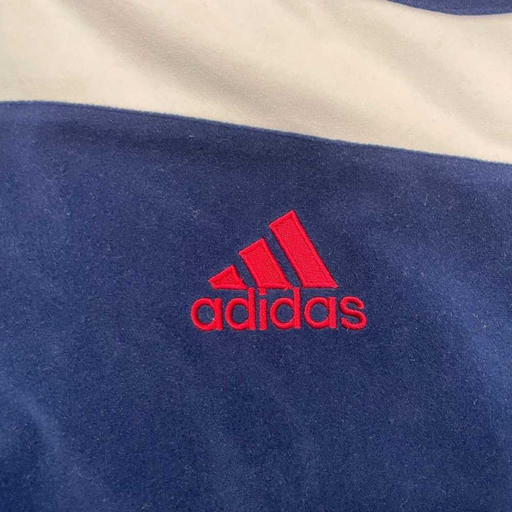 Adidas × Vintage Adidas velour sweatshirt full zi… - image 4