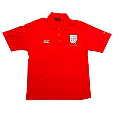Sportswear × Umbro × Vintage Umbro England red pol