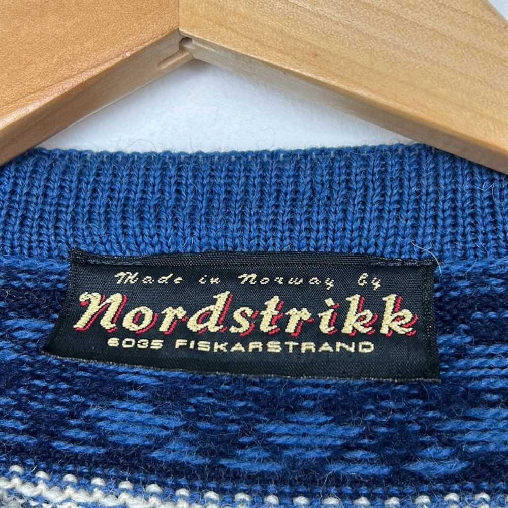 Vintage Nordstrikk Nordic Virgin Wool Clasp Cardi… - image 3