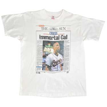 1991 Cal Ripken Jr Baltimore Orioles Salem Face 2 Face MLB T Shirt Size  Large – Rare VNTG