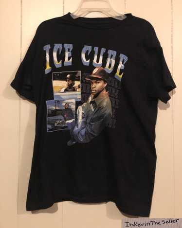 Streetwear × Vintage Black “Ice Cube” Graphic Tee - image 1