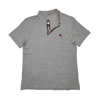 Burberry Burberry Brit Polo Shirt Nova Check Grey… - image 1