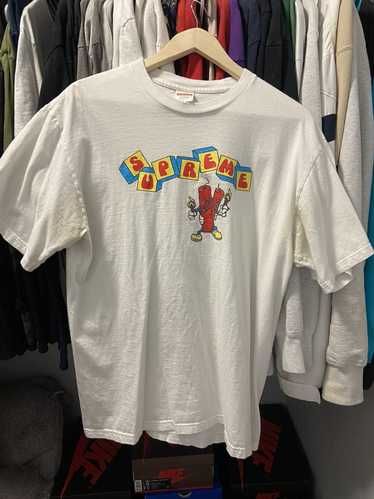 Supreme dynamite outlet tee white