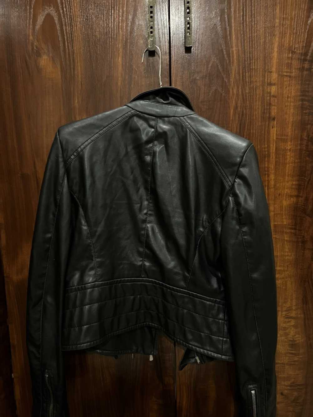 Armani × Leather Jacket × Vintage 2000's Armani J… - image 2