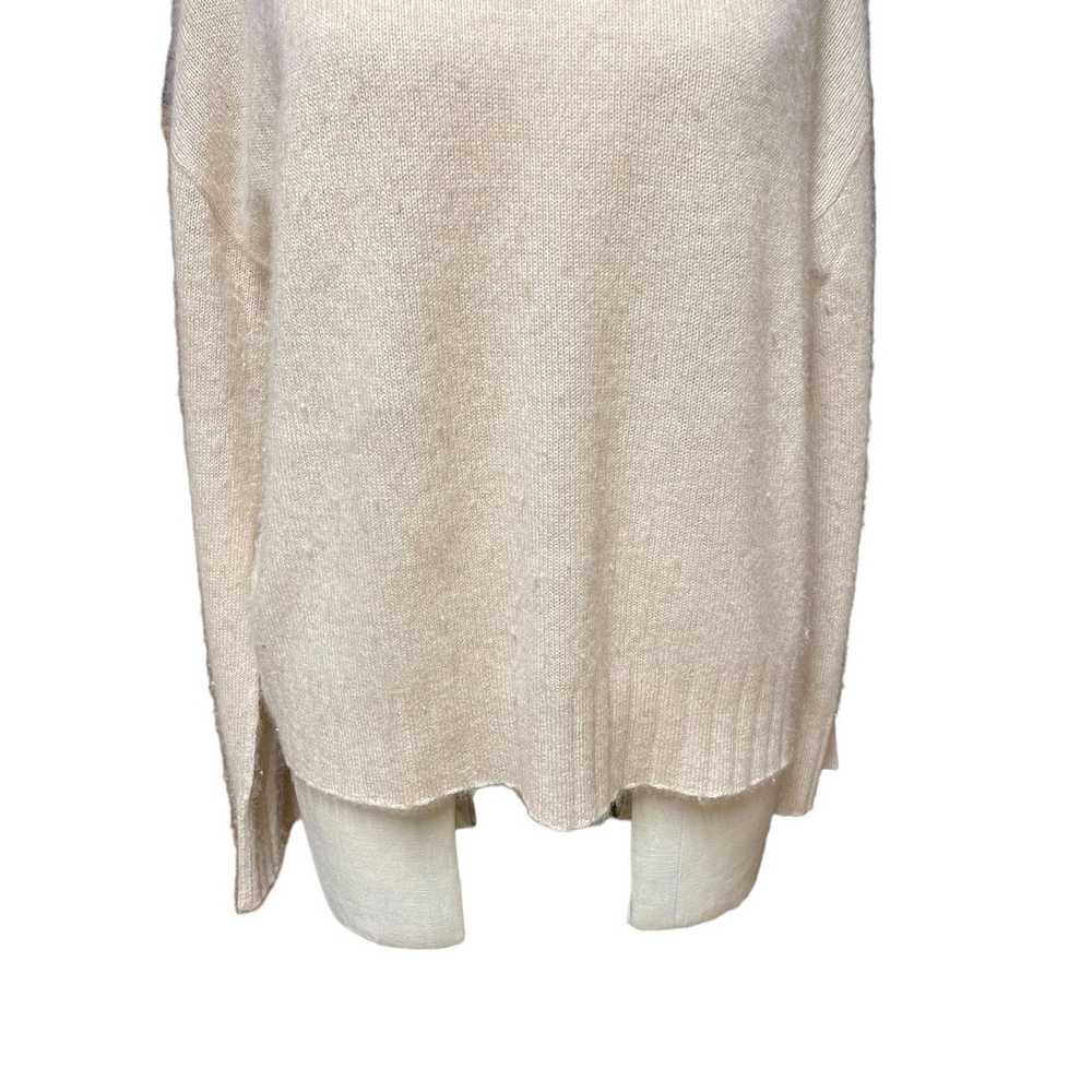 Nili Lotan Nili Lotan Ivory Cream 100% Cashmere S… - image 3