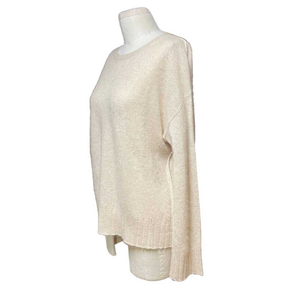 Nili Lotan Nili Lotan Ivory Cream 100% Cashmere S… - image 4