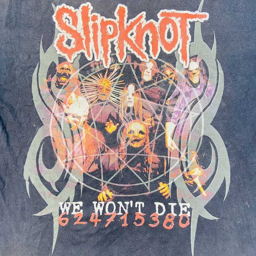 Band Tees × Rock T Shirt × Slipknot 1990's "WE WO… - image 3