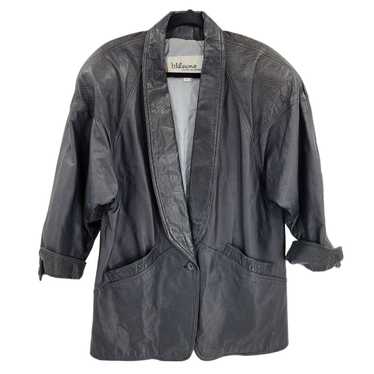 Wilsons Leather 80's Wilsons Leather Jacket Embos… - image 1