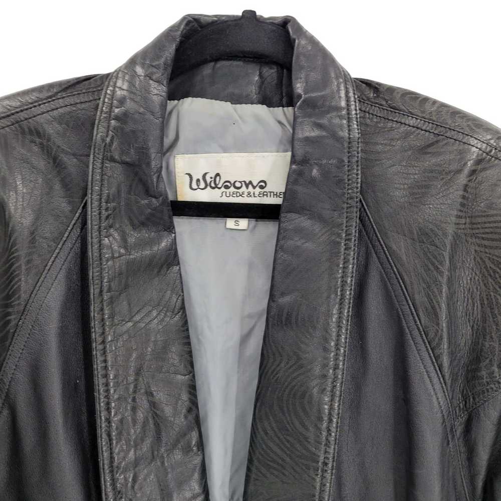 Wilsons Leather 80's Wilsons Leather Jacket Embos… - image 6