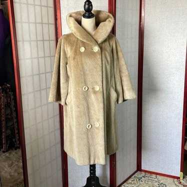 Vintage 1960s Wool Knit Coat and Dress Ensemble Made in Italy by