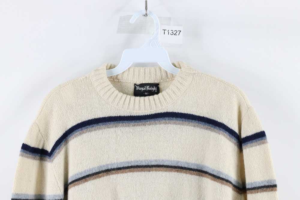 Vintage Vintage 70s Color Block Wool Blend Knit C… - image 2