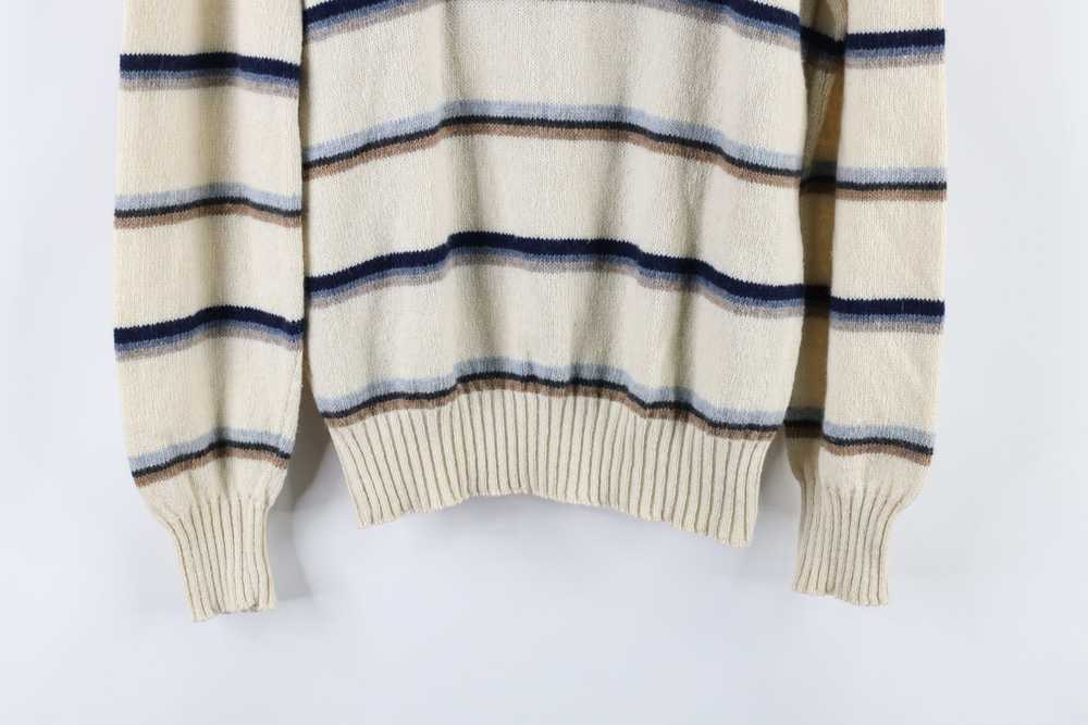 Vintage Vintage 70s Color Block Wool Blend Knit C… - image 4