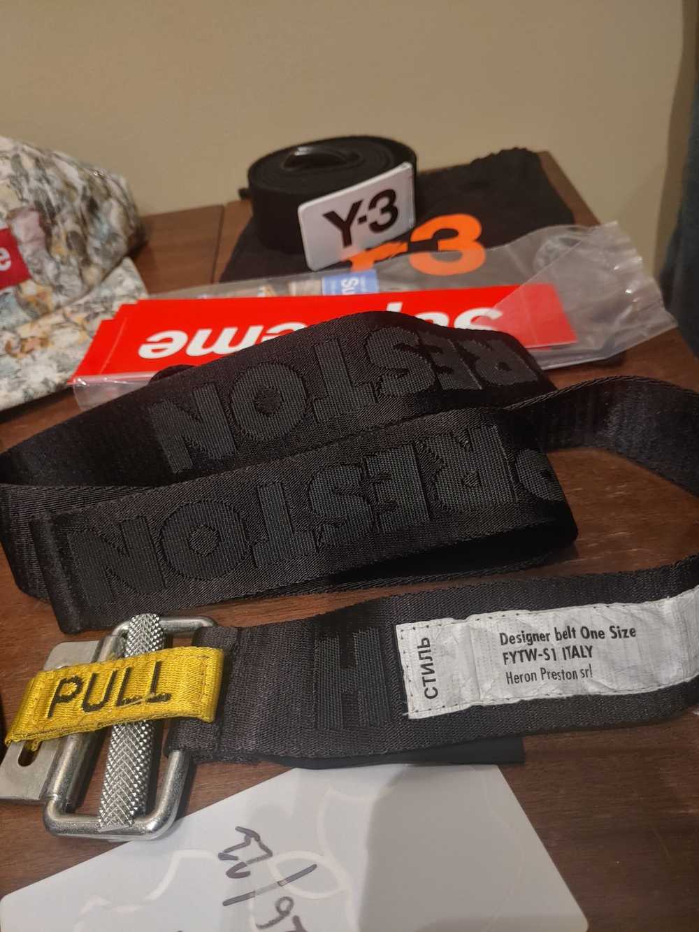 Heron Preston × Y-3 Y-3 Logo belt + Heron Preston… - image 1