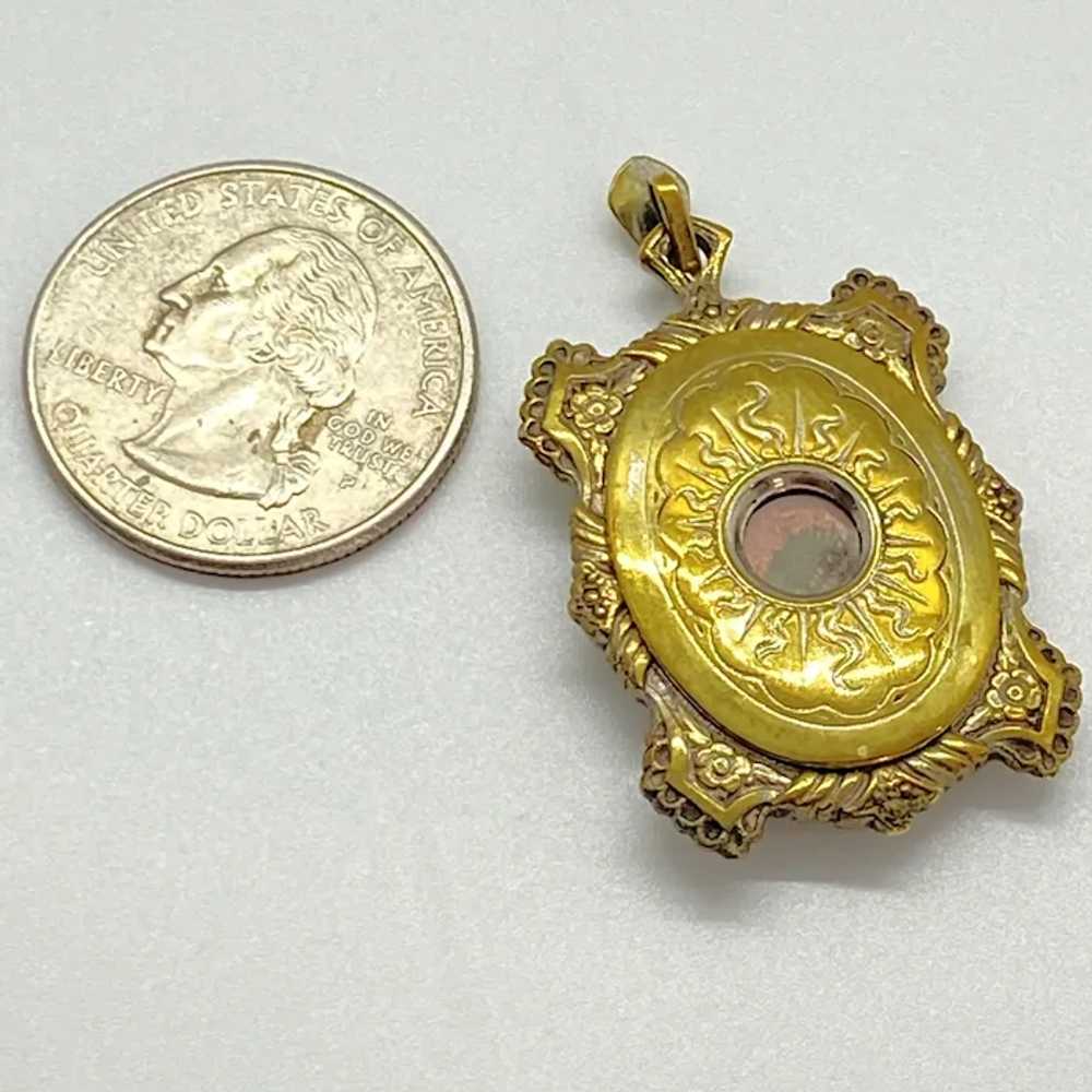 Medal Pendant Relic of St. Frances Xavier Cabrini… - image 3