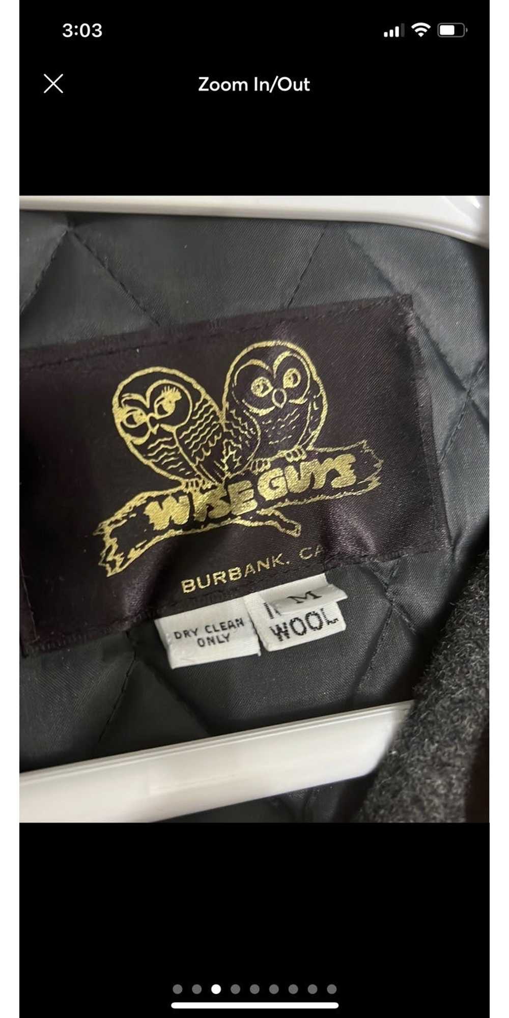 Custom × Vintage Burbank, Wise Guys Wool leather … - image 4