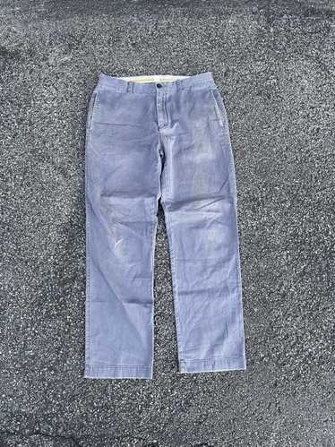 J.Crew Grey distressed chino pants