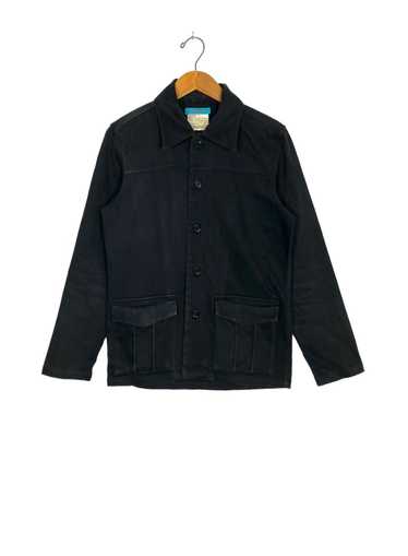 Rare 00's HAMNETT Eco Leather Jacket M年代は2000年代