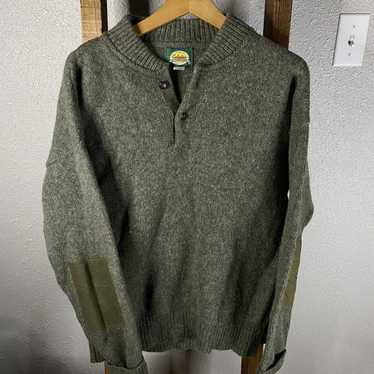 Cabelas × Vintage 1990s army green Cabelas knit sw