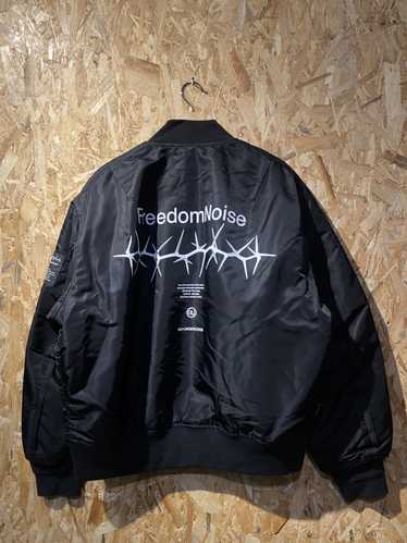 Freedom Noise MA-1 フライトジャケット ブラックGUとのコラボ Japanese Brand × Undercover Undercover “Freedom Noise” GU
