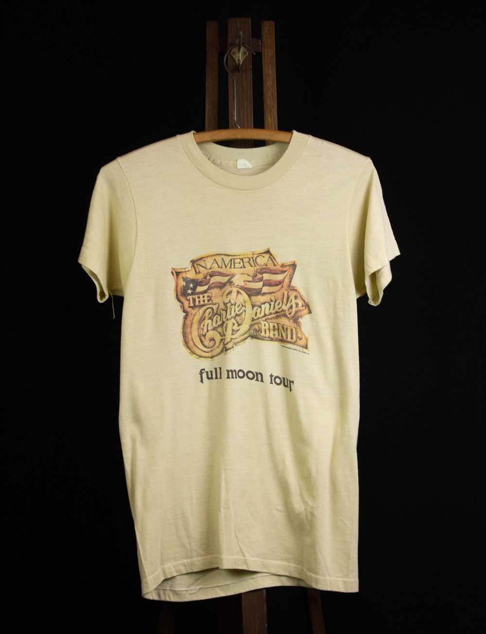 Band Tees × Vintage Charlie Daniels Band 1980 Ful… - image 1