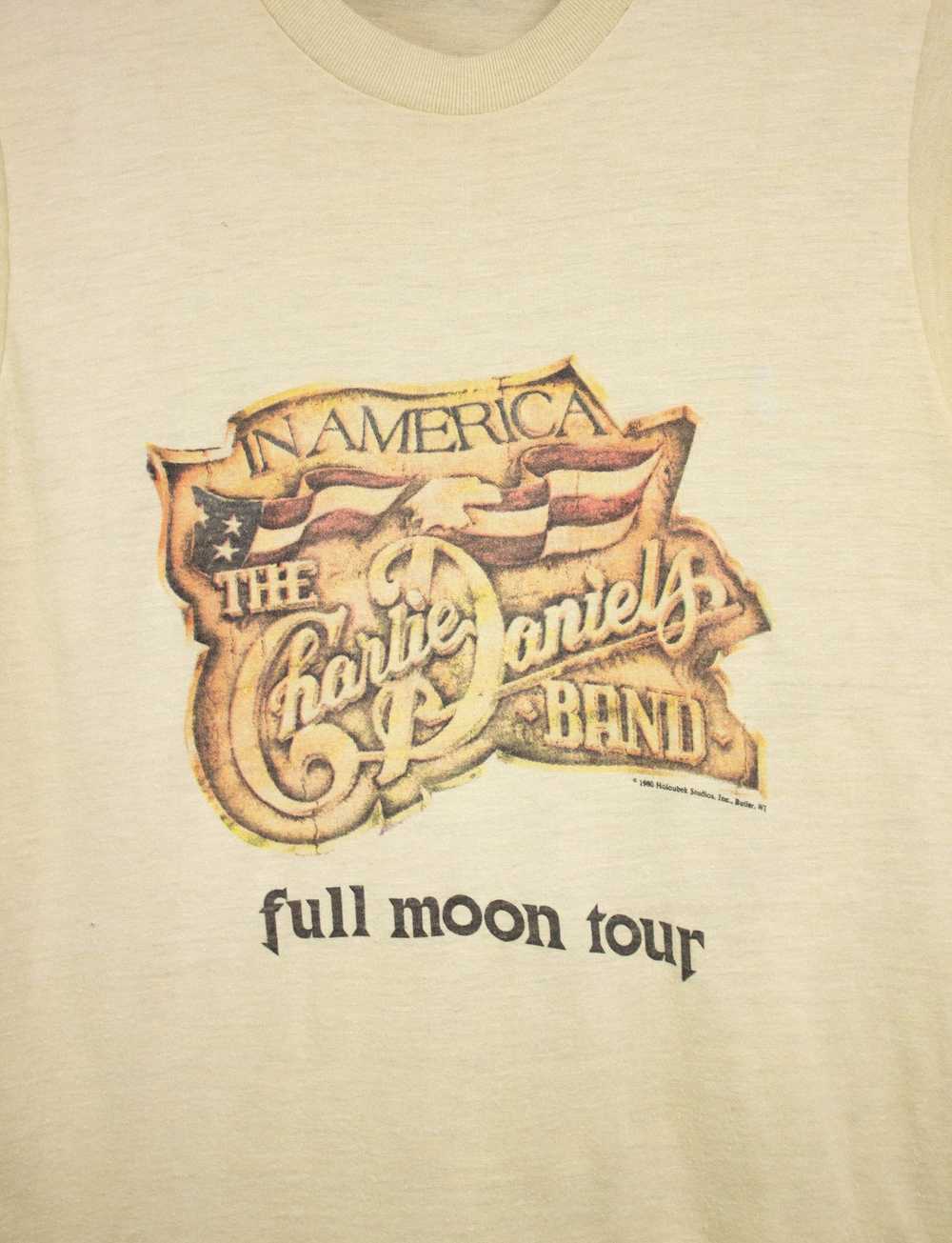 Band Tees × Vintage Charlie Daniels Band 1980 Ful… - image 2