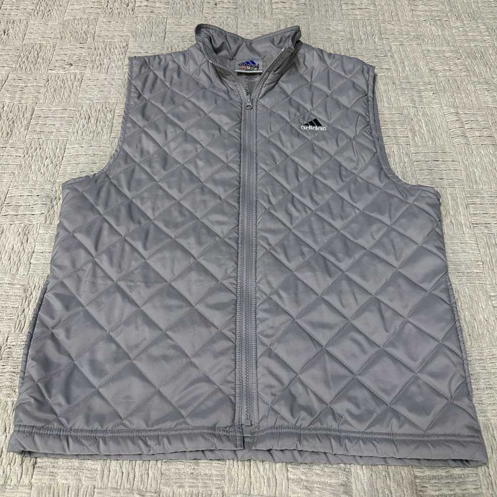 Adidas Vintage Adidas 90’s Medium Vest Quilted Fu… - image 1