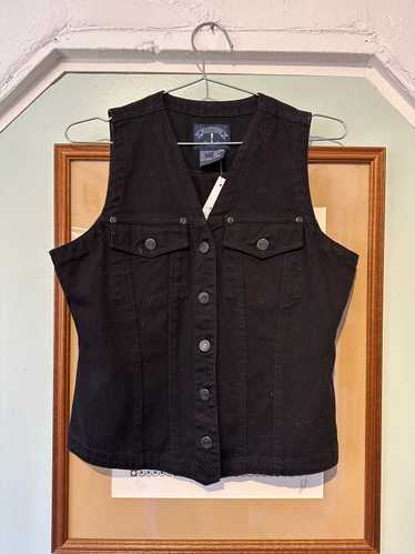 Black Denim Vest by Solutions!