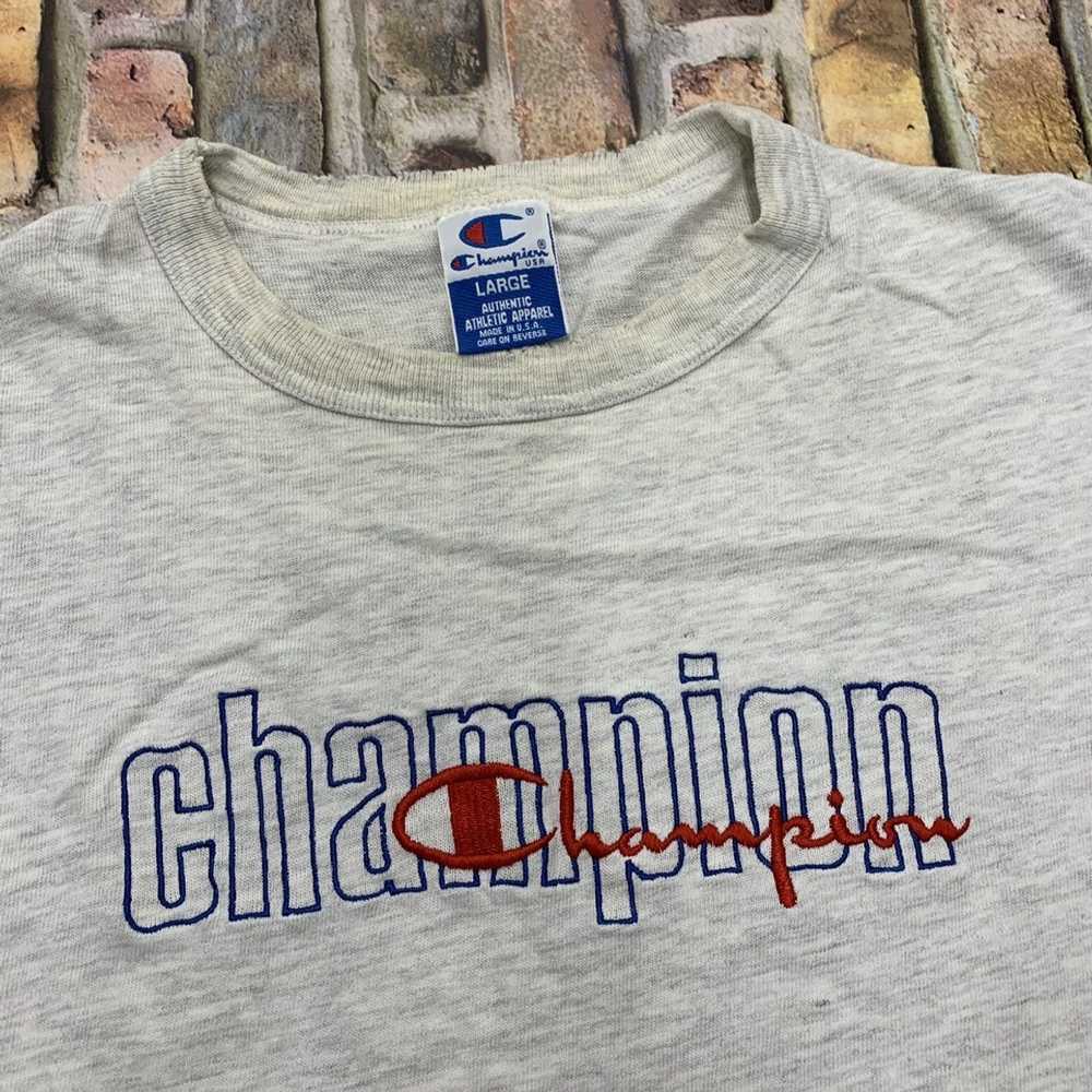 Champion × Vintage Vintage Champion tee - image 3