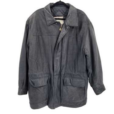 John Ashford 80's John Ashford Leather Coat Anorak