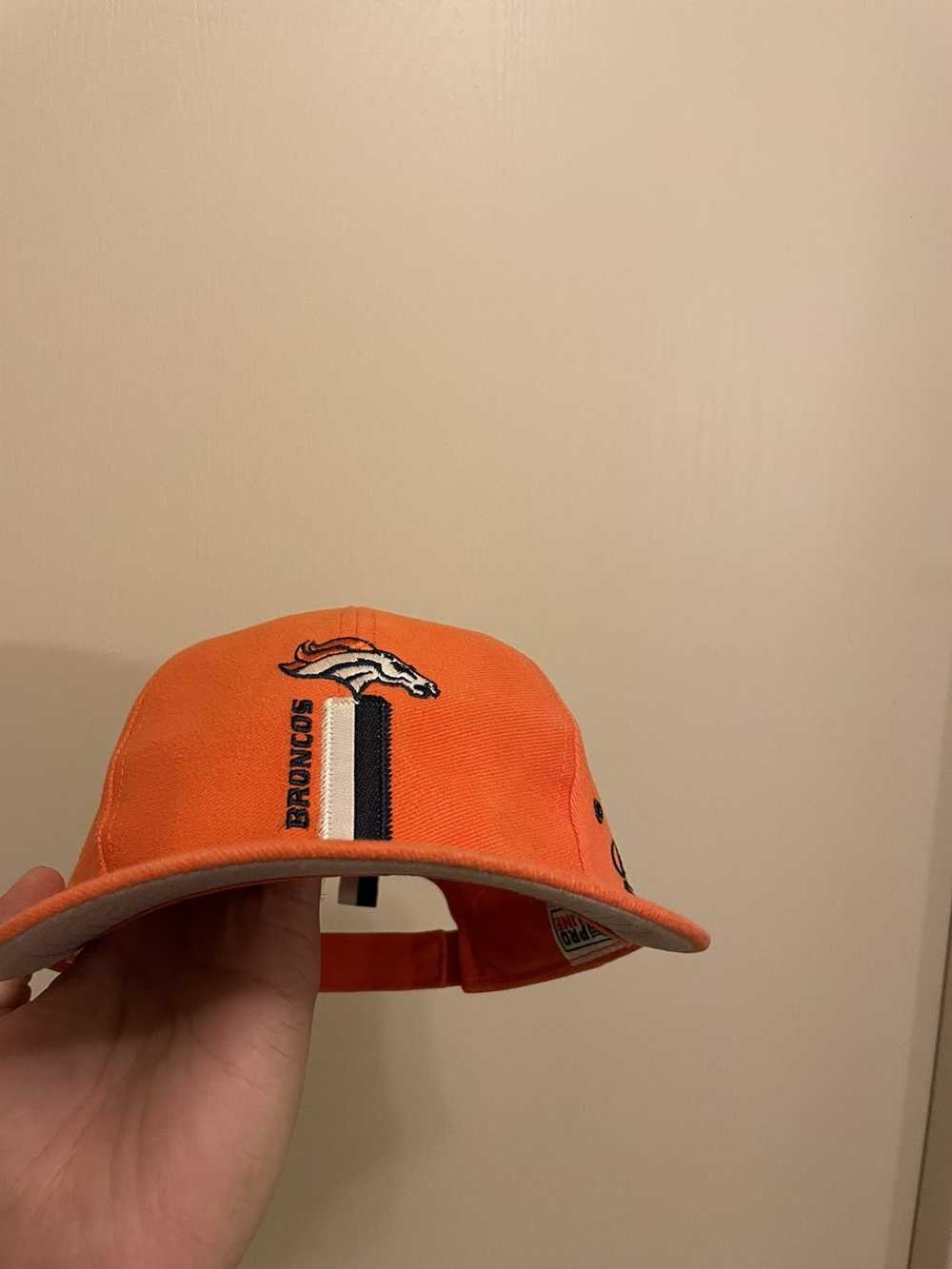 Denver Broncos Blue Orange Dad Cap Football NFL Adjustable Faded