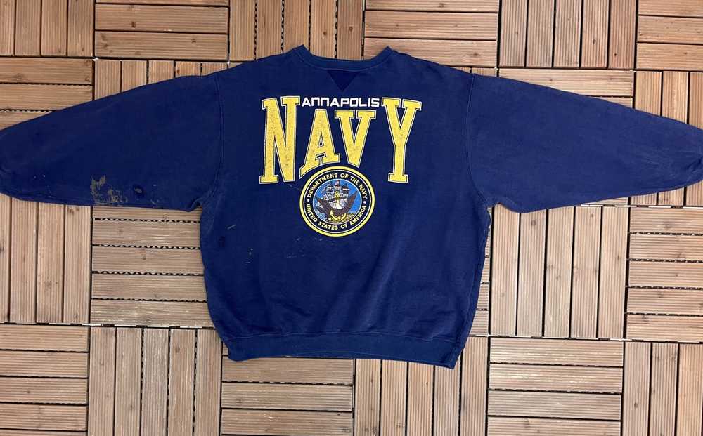 Vintage Annapolis US Navy Vintage Crewneck Sweater - image 5