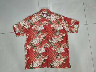 Kawaihae Black Hawaiian Rayon Aloha Camp Shirt