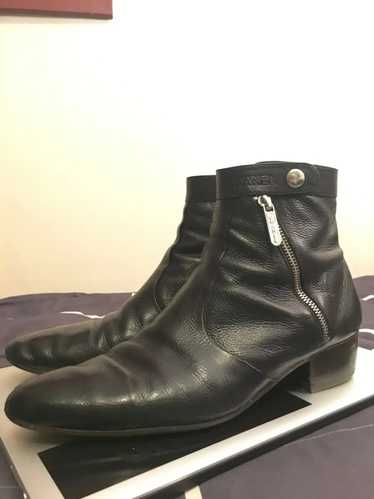 Chanel CHANEL Side Zip Boots ⊛ BLACK LEATHER ⊛ Gen