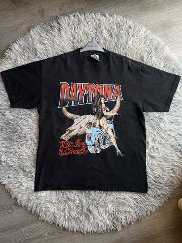 Daytona × Rock Tees Tee Daytona Bike Week Beach FL