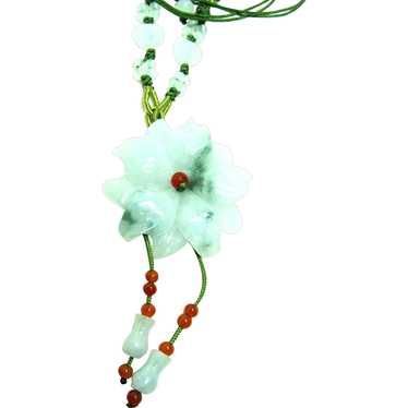 Vintage Jade Pendant Necklace