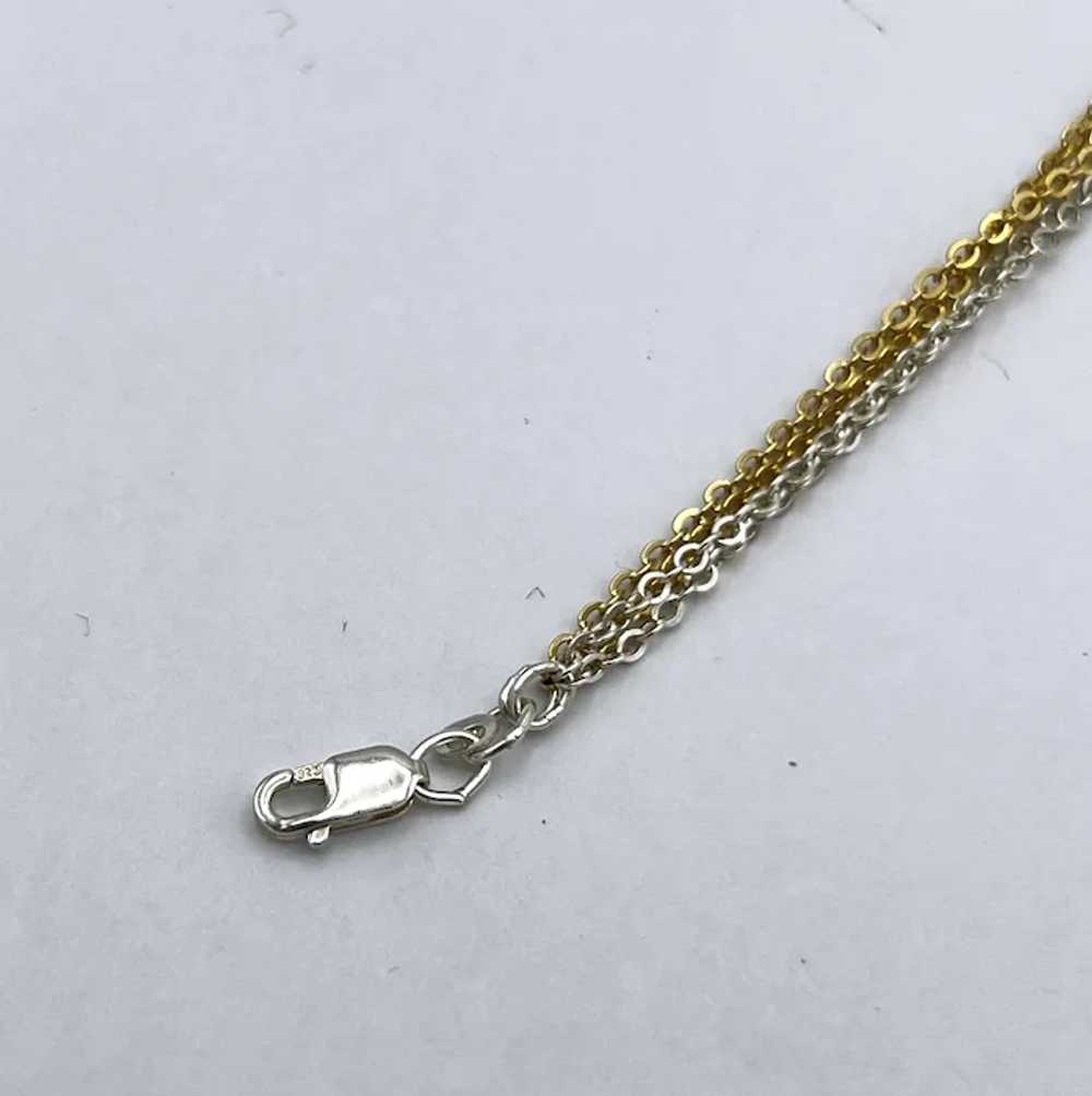Adjustable Multi-Strand Necklace, Sterling Silver - image 4