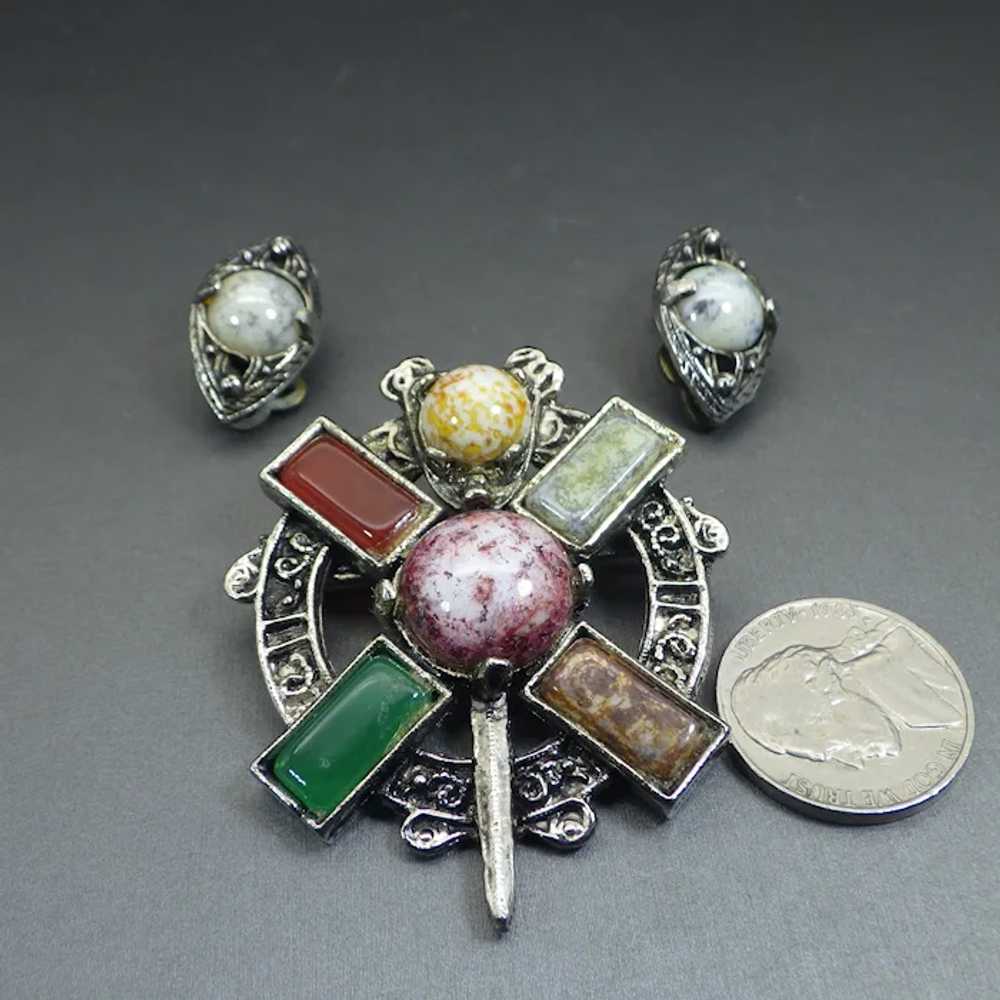 Unsigned Miracle Scottish Clan Badge, 1960s Set, … - image 3