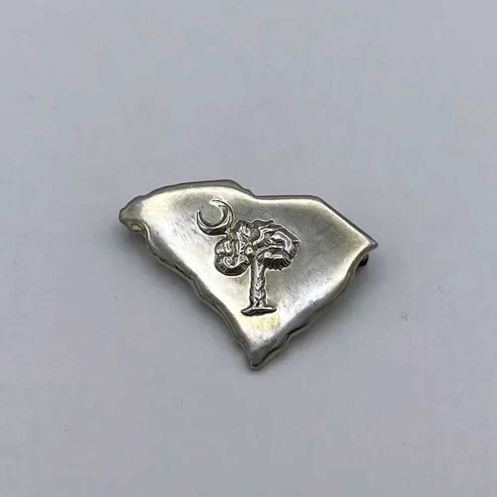 South Carolina Pendant/Brooch, Sterling Silver - image 2