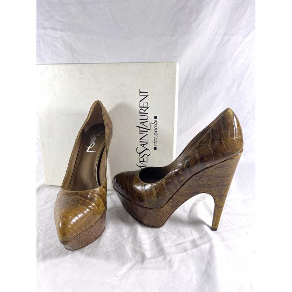 Yves Saint Laurent Crocodile heels - image 3