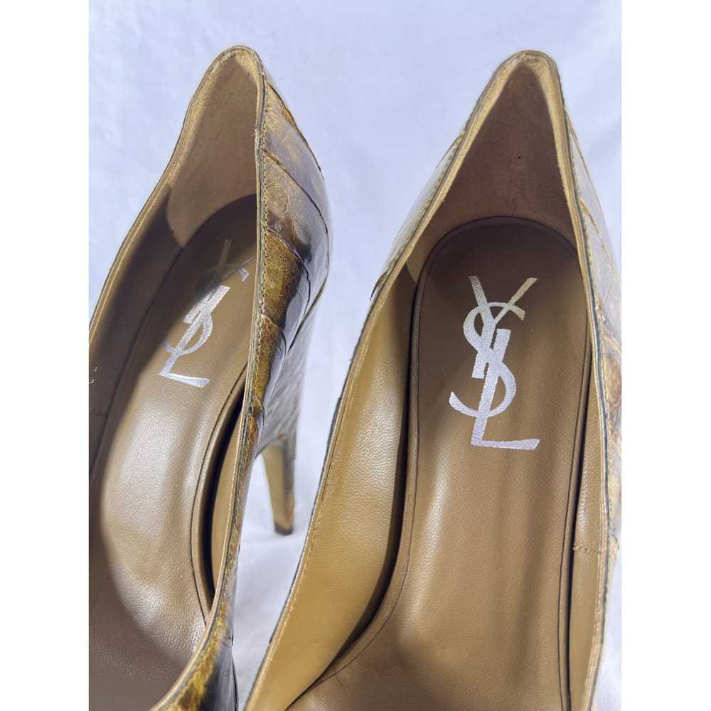 Yves Saint Laurent Crocodile heels - image 6