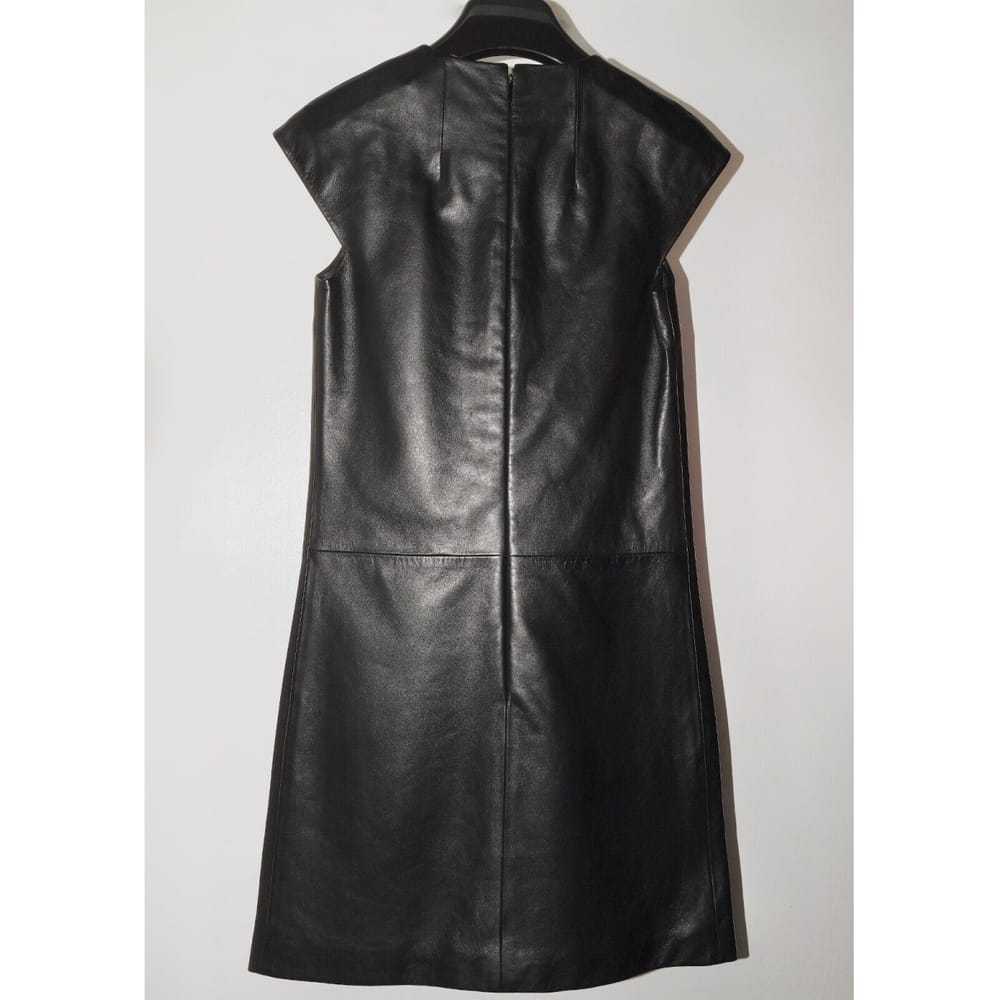 Saint Laurent Leather mini dress - image 2