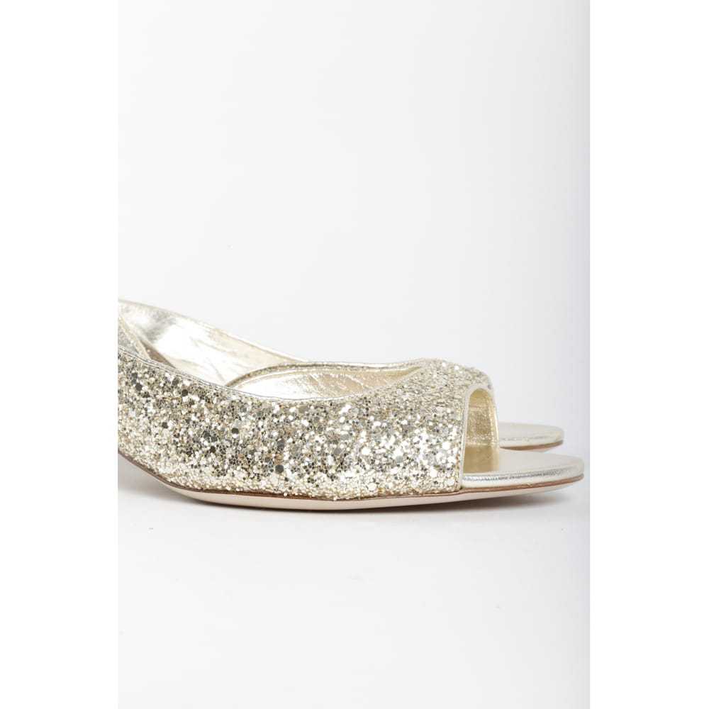 Miu Miu Glitter sandals - image 2